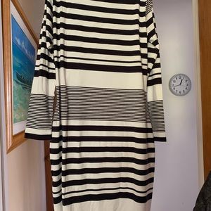 Imported Nautical Soft Cotton Dress. Different Sized Striped Pattern NWT XXL